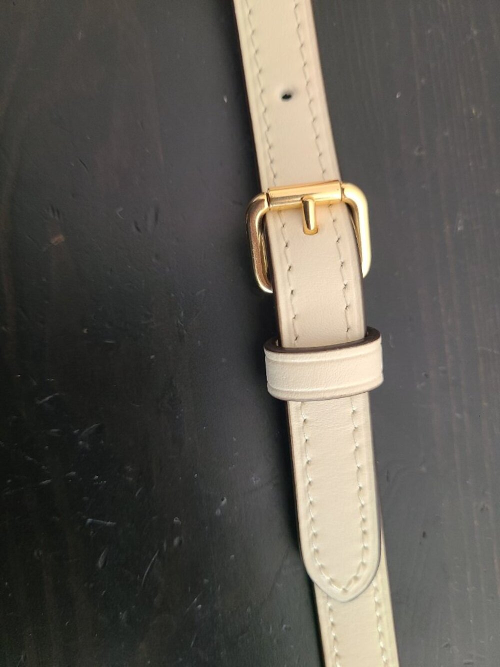 NWOT Coach Off White Leather Replacement Strap - Picture 6 of 7